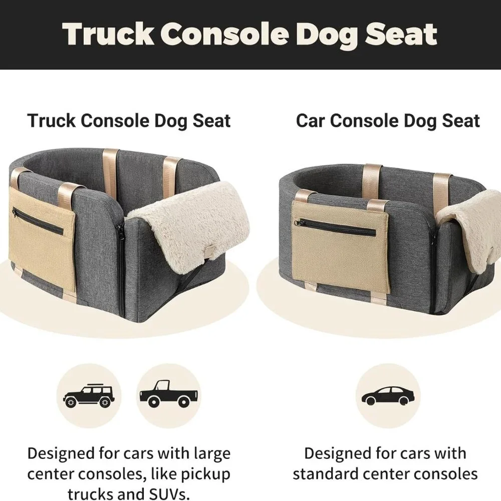 Large Console Dog Car Seat